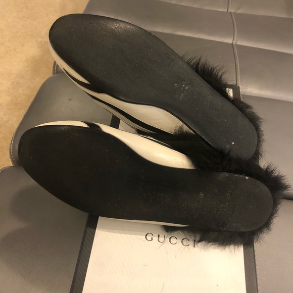 GUCCI Princeton Mule BLK/WHT - Picture 6 of 7